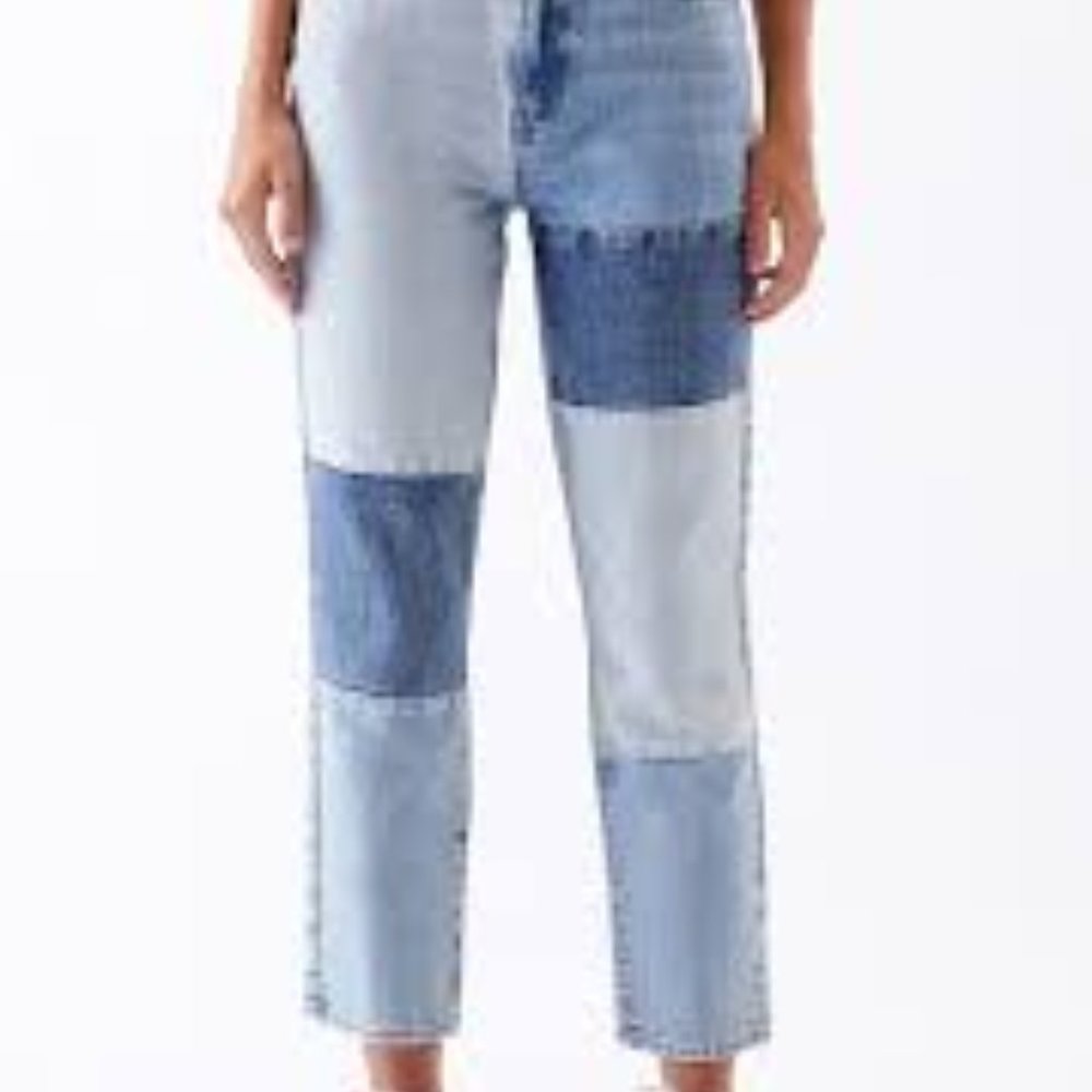 PacSun Patched Mom Jeans